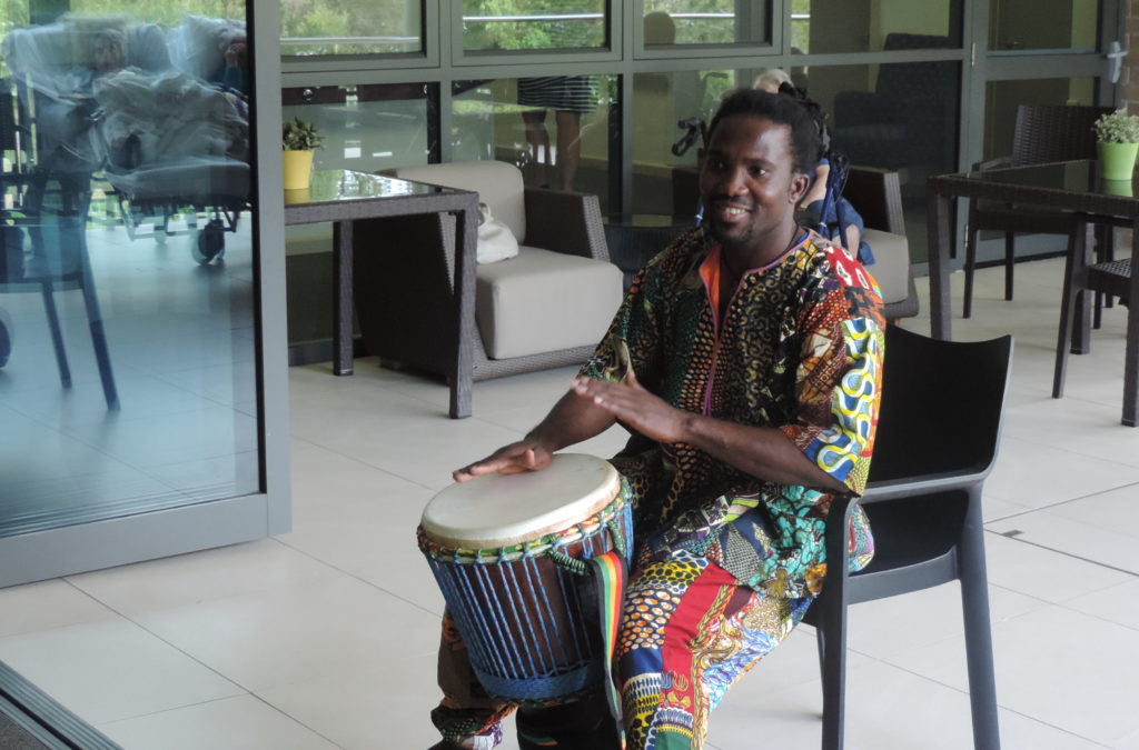 African Drummer Performance