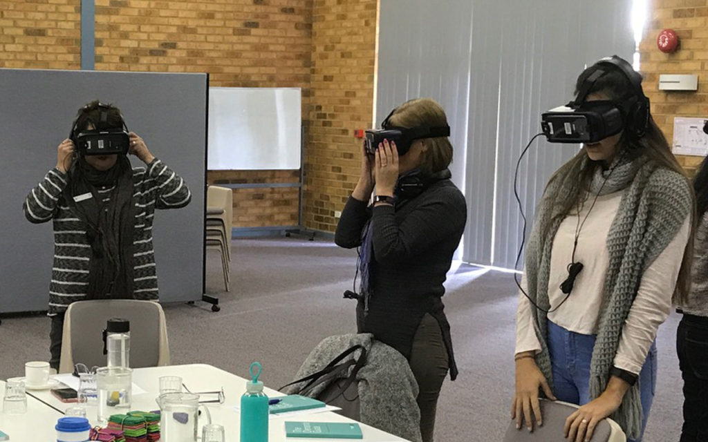 Regis Staff Use VR Technology