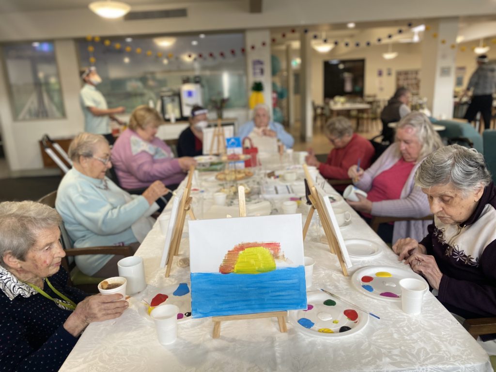 Paint and Sip Regis Aged Care