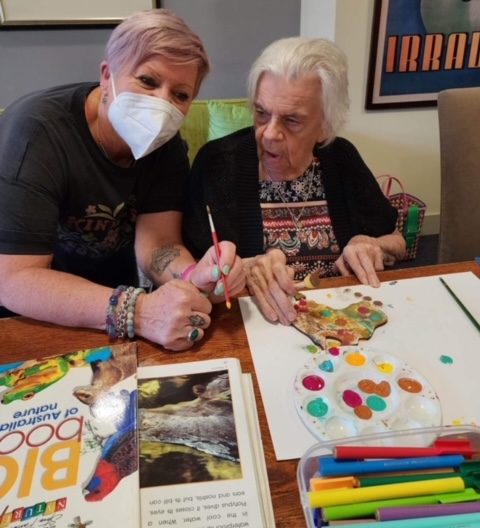 Barbara Vostry Ritter A creative outlet for all – Regis Aged Care